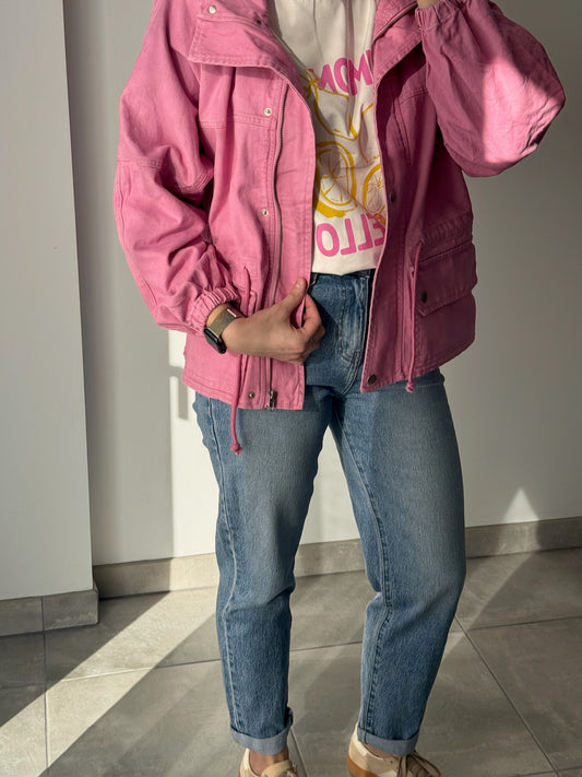 JEAN'S MOM YVON - BLEU