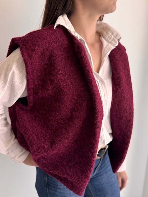 GILET SANS MANCHES "LOUISE"