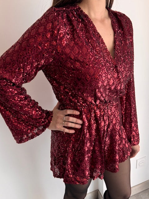 COMBINAISON SHORT "CHRISTMAS"