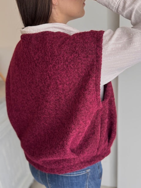 GILET SANS MANCHES "LOUISE"