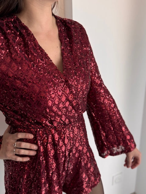 COMBINAISON SHORT "CHRISTMAS"