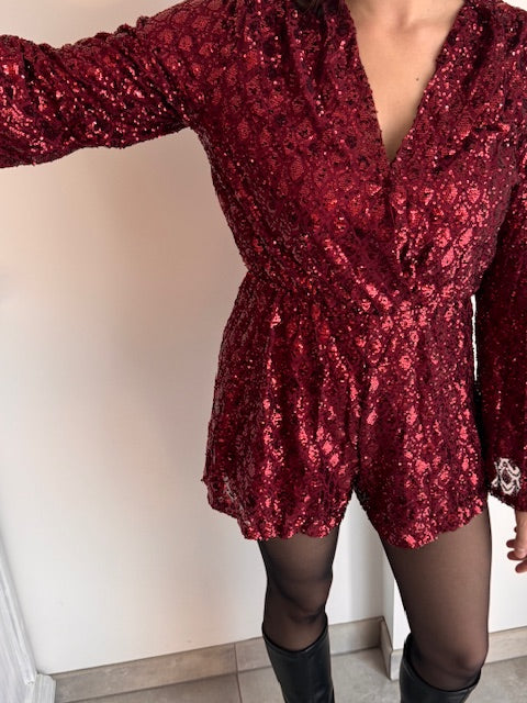 COMBINAISON SHORT "CHRISTMAS"